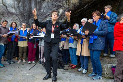 Animation de la messe des malades à la Grotte - mai 2019