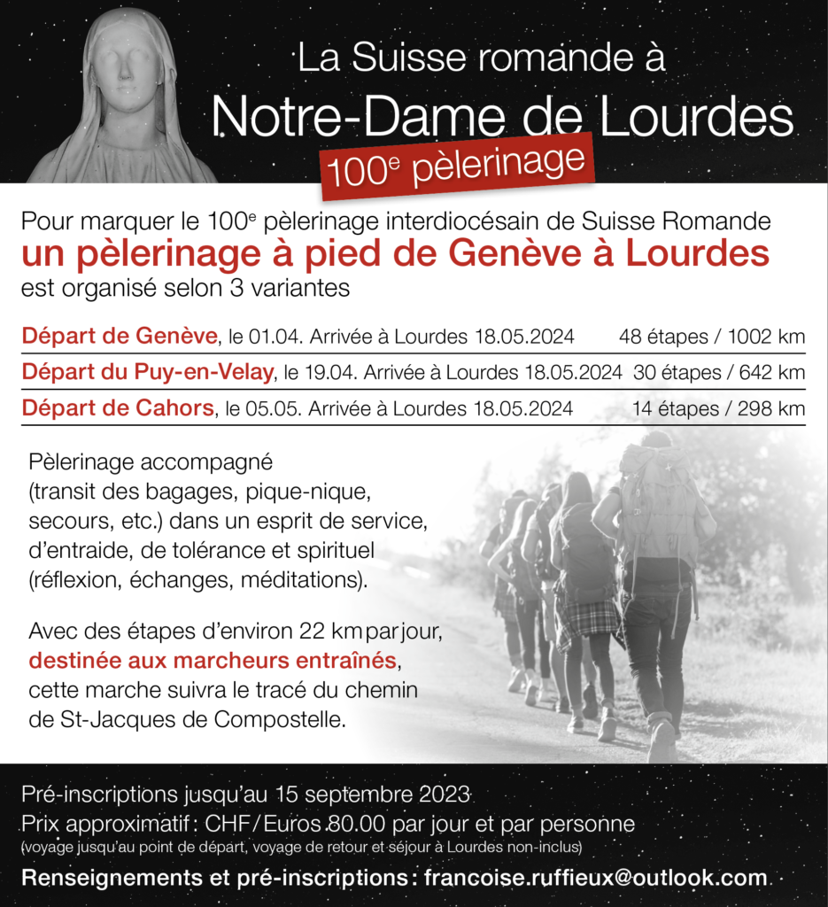 100e pèlerinage à Lourdes