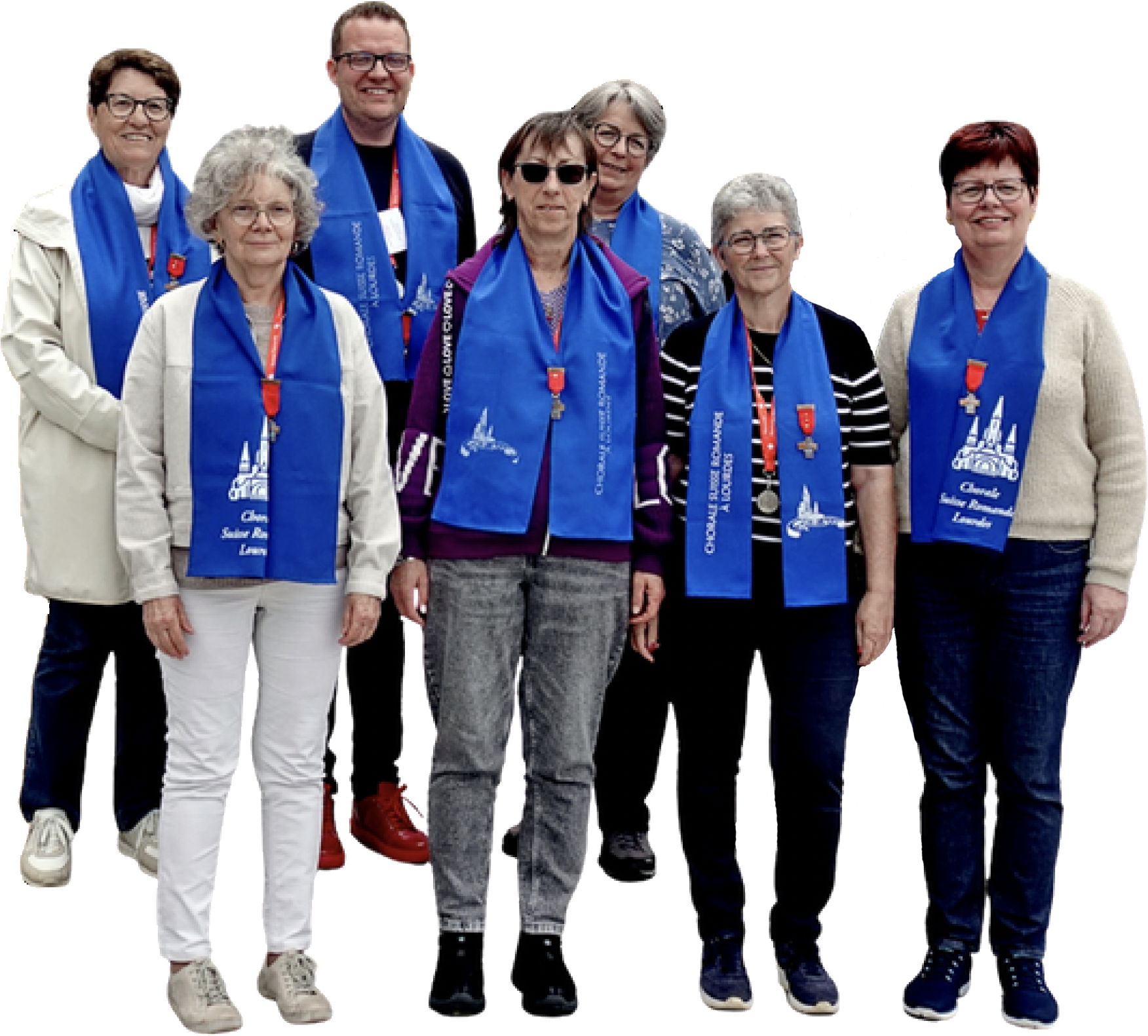 Le comité actuel de gauche à droite