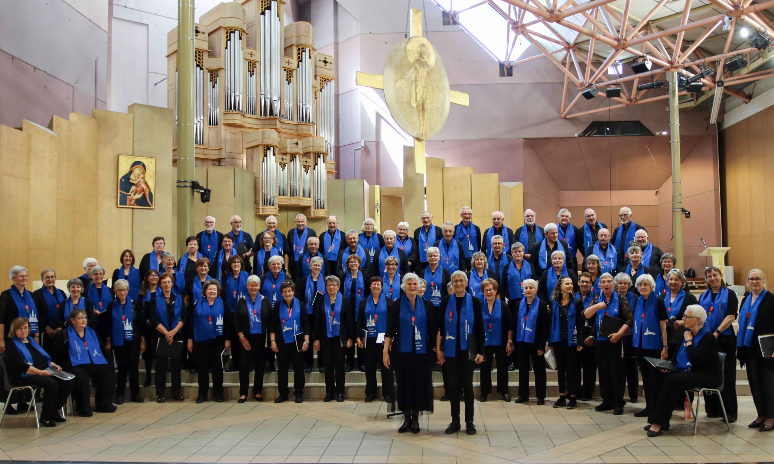 La Chorale avec nos 2 cheffes ad intérim